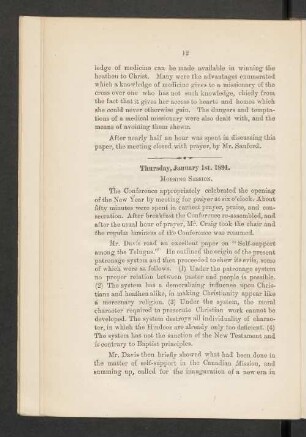 Thursday, January 1st. 1891