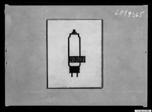 Findbucheintrag: Inserat Ausland, Röhre, Foto 1960