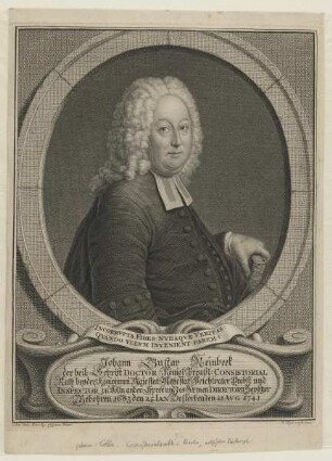 Bildnis des Johann Gustav Reinbeck
