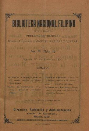 3.1910: Revista historica
