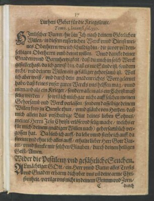 Wider die Pestilentz und gefährliche Seuchen.