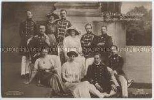 Die Kinder Wilhelms II. mit ihren Ehepartnern