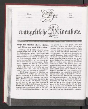 N° . 4. April, 1842