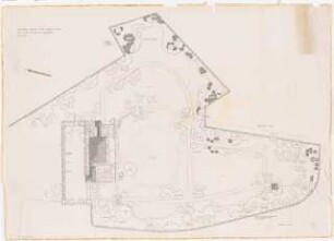 Garten Anna und Oskar Rhomberg, Dornbirn: Lageplan mit Gartenplan 1:200