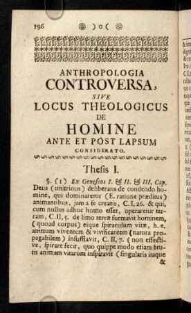 196-263, Anthropologia Controversa.