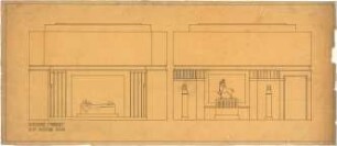 Billing, Hermann; Mannheim (Baden-Württemberg); Kunsthalle - Raum Bermann, Wände (Ansichten)