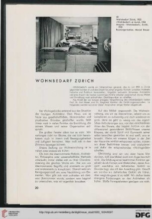 7: Wohnbedarf Zürich