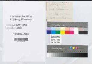 Entnazifizierung Josef Herkaus, geb. 00.00.0000 ()