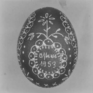 Ostereier : Oberlausitz. Verziertes Osterei