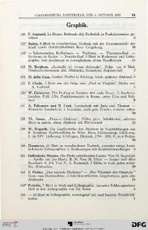 Graphik (Nr. 150-178)
