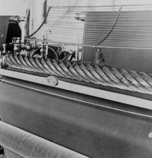 Scherzylinder : Technikgeschichte | Technologie | Fasern, Gespinste und Gewebe | Tuchfabrikation