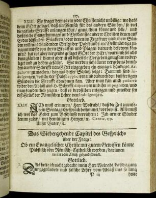 Das Sibenzehende Capitel [...]