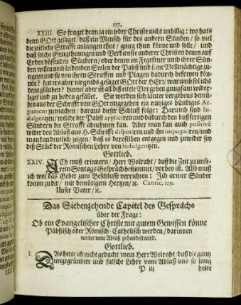 Das Sibenzehende Capitel [...]