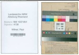 Entnazifizierung Paul Willner , geb. 10.08.1912 (Postinspektor)