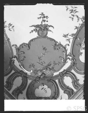 Potsdam, Neues Palais, Wohnung Friedrich II., Konzertzimmer, R.: 211, Decke.