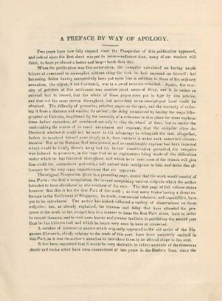 A preface by way of apology