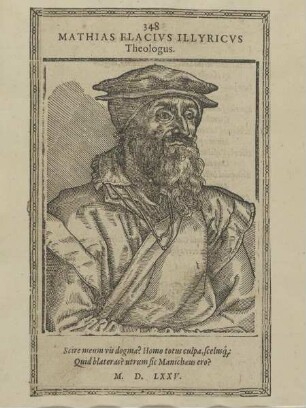 Bildnis des Mathias Flacivs Illyricvs