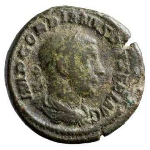 Münze, As, 244 n. Chr.