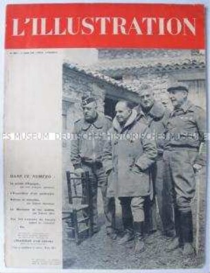 Französische Monatszeitschrift "L'Illustration" u.a. zum Spanischen Bürgerkrieg