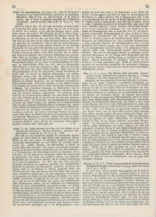 75-76 [Rezension] Bratke, Eduard, Justus Gesenius