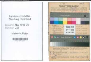 Entnazifizierung Peter Miebach , geb. 07.05.1907 (Angestellter)