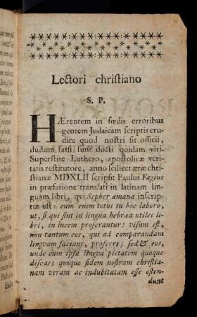 2-4, Lectori christiano
