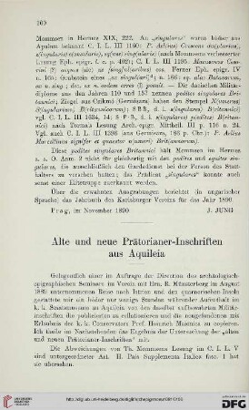 14: Alte und neue Prätorianer-Inschriften aus Aquileia