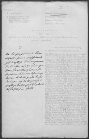 Orendelsall mit Filialen: Pfarrbericht 1925