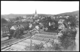 Wechselburg. Blick auf Wechselburg