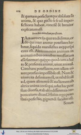 De ordine animalium potestatum