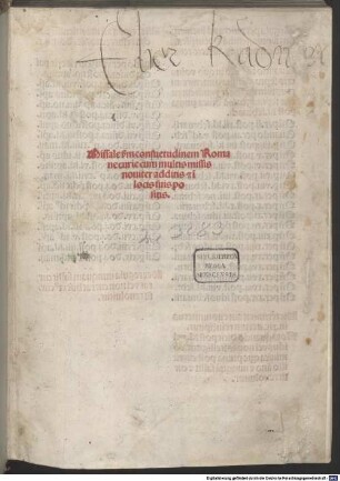 Missale Romanum