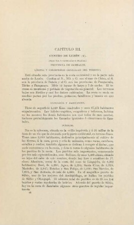 Capítulo III. Centro de Luzón (A)