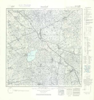 Plan des Stadtbezirks Beeskow