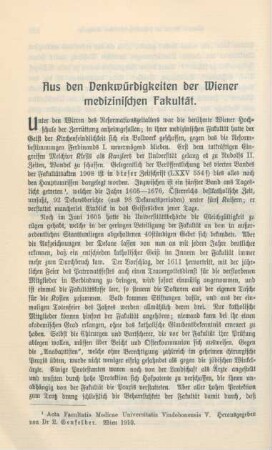 290-307 Aus den Denkwürdigkeiten der Wiener medizinischen Fakultät