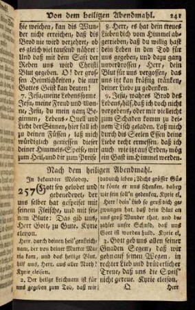241-245, Nach dem heiligen Abendmahl (257 - 260)