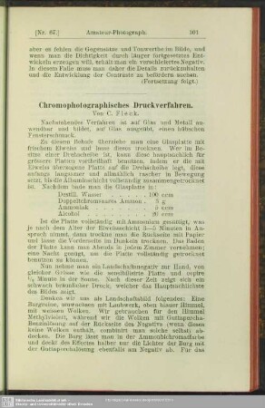 Chromophotographisches Druckverfahren