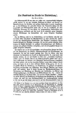 Der Rundfunk im Dienste der Volksbildung