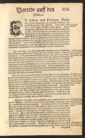 Vorrede auff den Psalter.