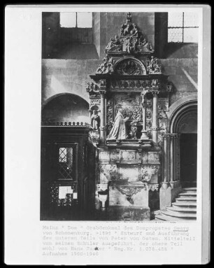 Grabmal des Dompropstes Georg von Schönenburg, Bischof von Worms