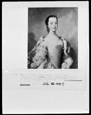 Dorothea Wilhelmine von Bötticher, dritte Frau von Christian August Graf zu Solms-Laubach