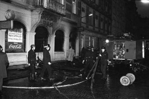 Brand in der Hawaii-Bar in der Kapellenstraße 68