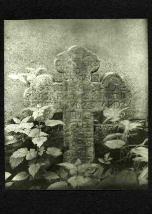 Grabkreuz, 1728