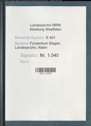 Leibeigene der Junker von Selbach