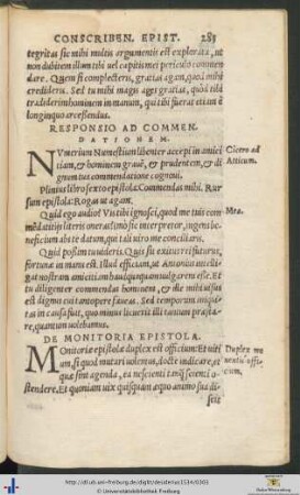De Monitoria Epistola