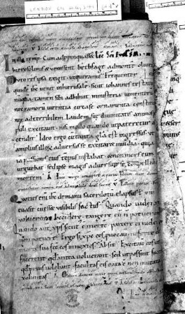 Buchseite, Folio 1 verso