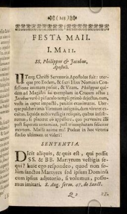 243-252, I. - V. Maii