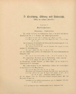 D. Erziehung, Bildung und Unterricht