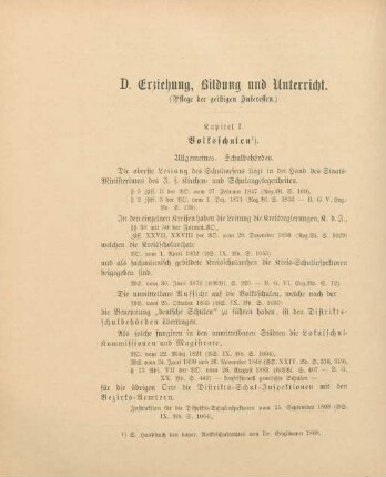 D. Erziehung, Bildung und Unterricht