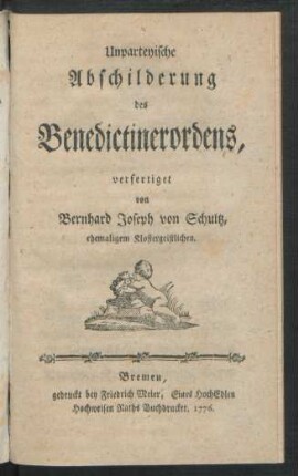 Unparteyische Abschilderung des Benedictinerordens