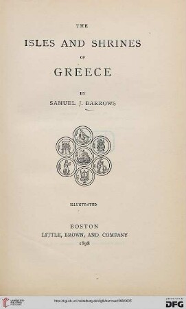 The isles and shrines of Greece